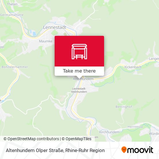 Altenhundem Olper Straße map