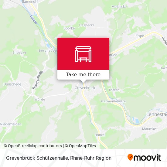 Grevenbrück Schützenhalle map