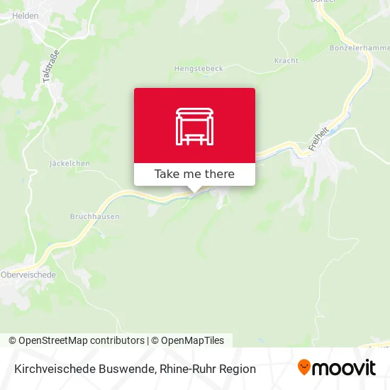 Карта Kirchveischede Buswende