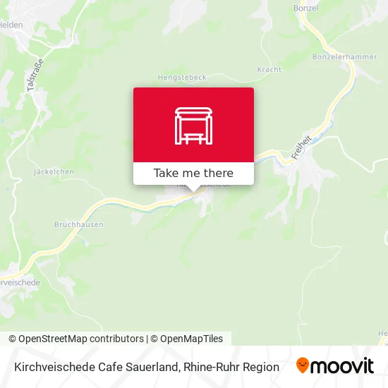 Карта Kirchveischede Cafe Sauerland