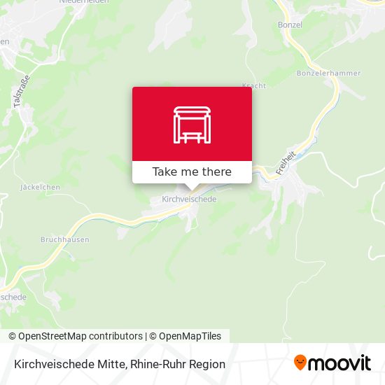 Kirchveischede Mitte map