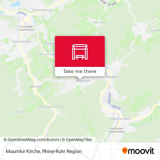 Карта Maumke Kirche
