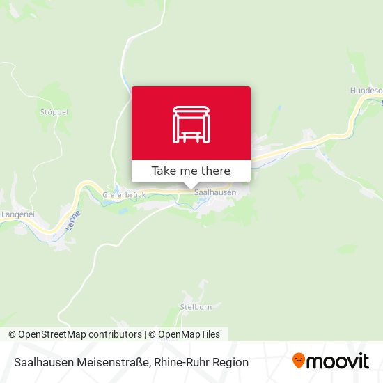 Saalhausen Meisenstraße map
