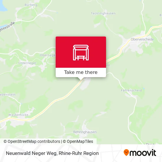 Карта Neuenwald Neger Weg