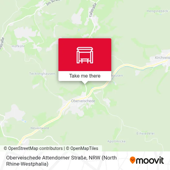 Oberveischede Attendorner Straße map