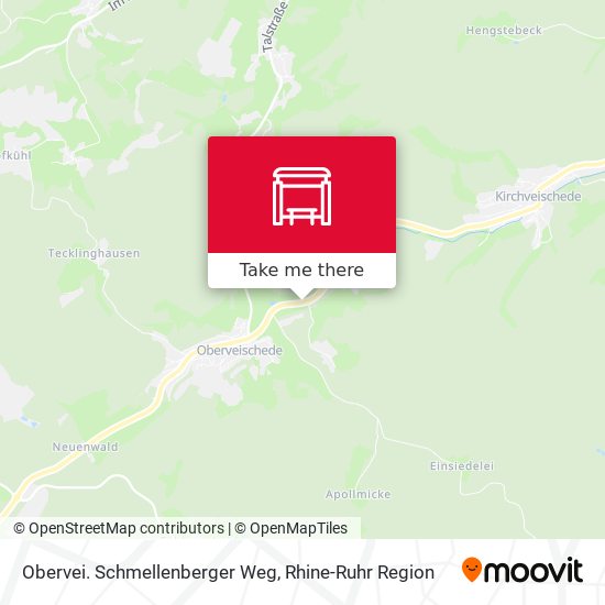 Obervei. Schmellenberger Weg map