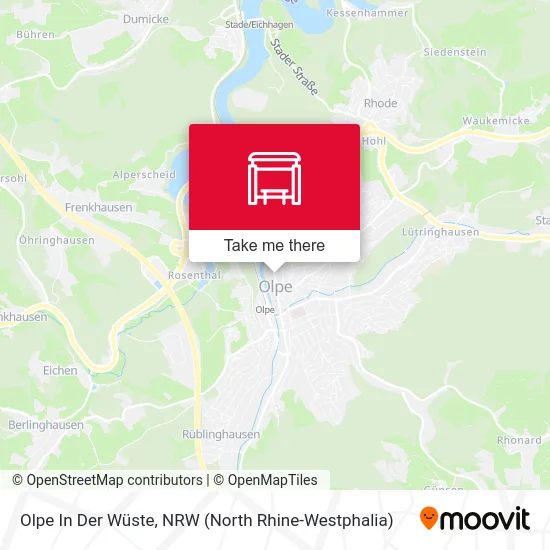 Olpe In Der Wüste map