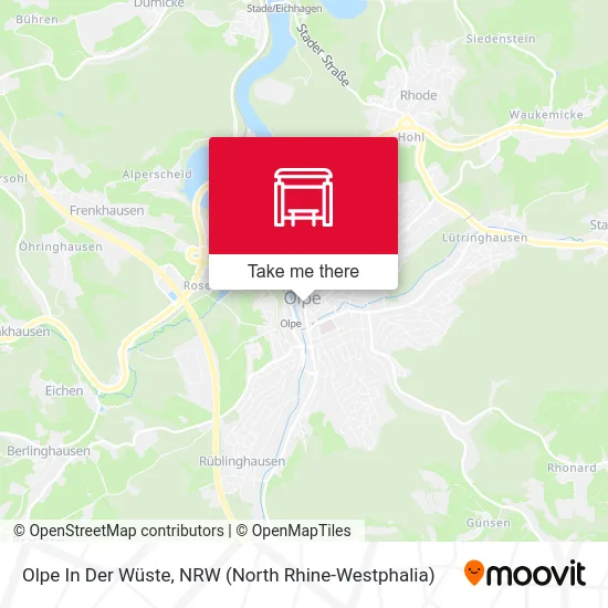 Olpe In Der Wüste map