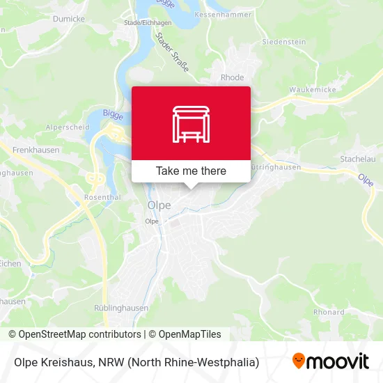 Olpe Kreishaus map