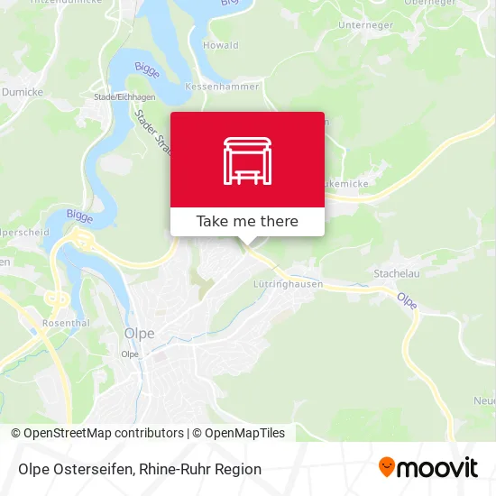 Карта Olpe Osterseifen