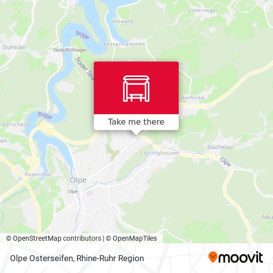 Карта Olpe Osterseifen
