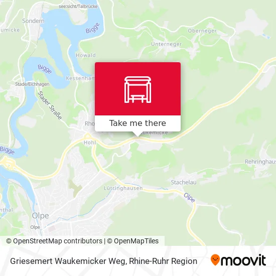 Карта Griesemert Waukemicker Weg
