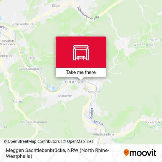 Meggen Sachtlebenbrücke map