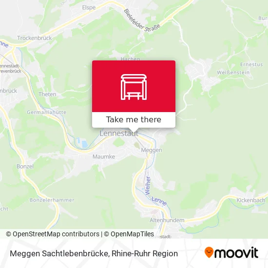 Карта Meggen Sachtlebenbrücke