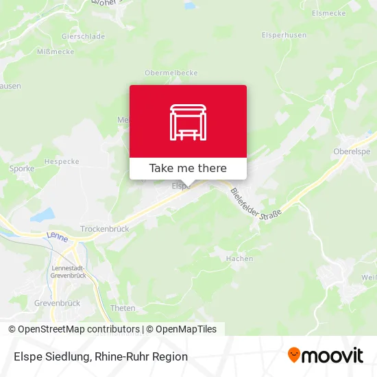 Карта Elspe Siedlung
