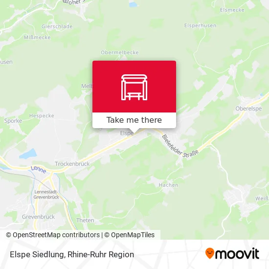 Карта Elspe Siedlung