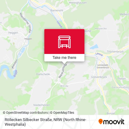 Röllecken Silbecker Straße map