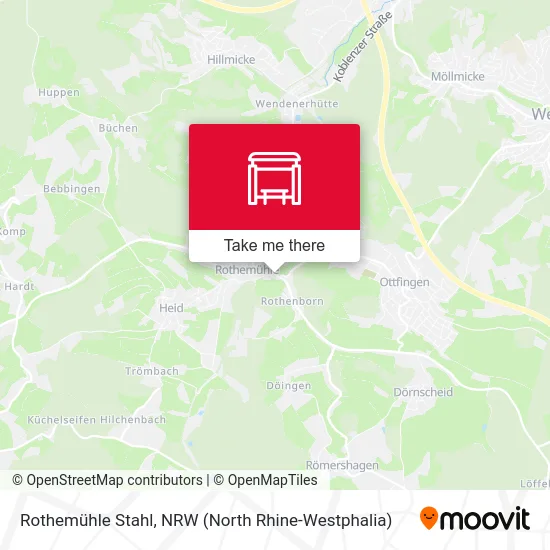 Rothemühle Stahl map
