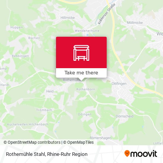 Rothemühle Stahl map