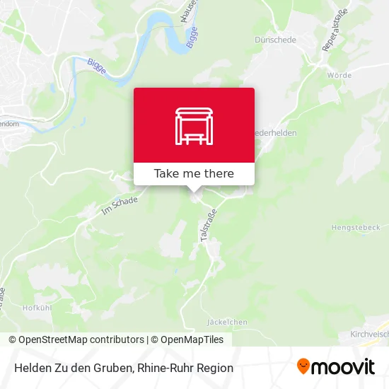 Карта Helden Zu den Gruben