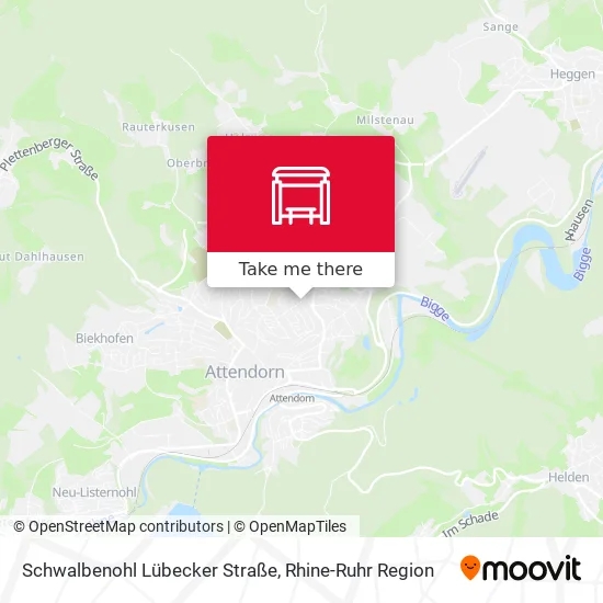 Карта Schwalbenohl Lübecker Straße