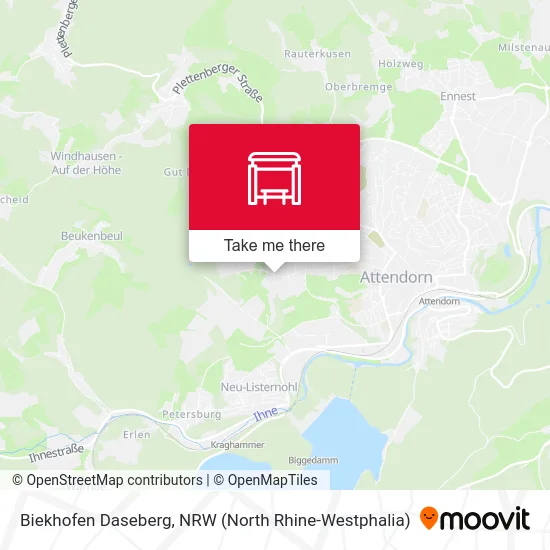 Biekhofen Daseberg map