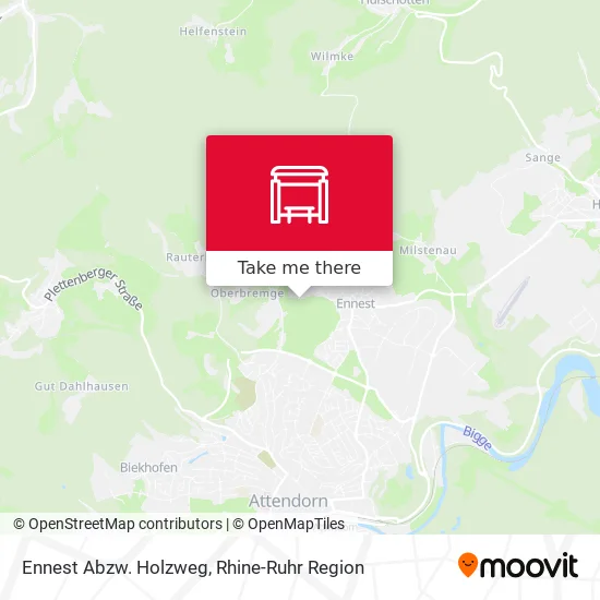 Карта Ennest Abzw. Holzweg