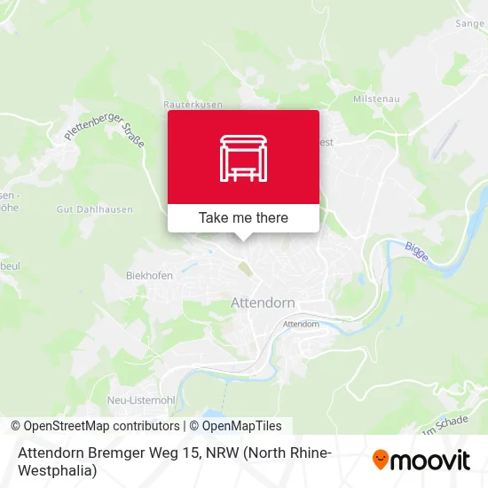 Attendorn Bremger Weg 15 map