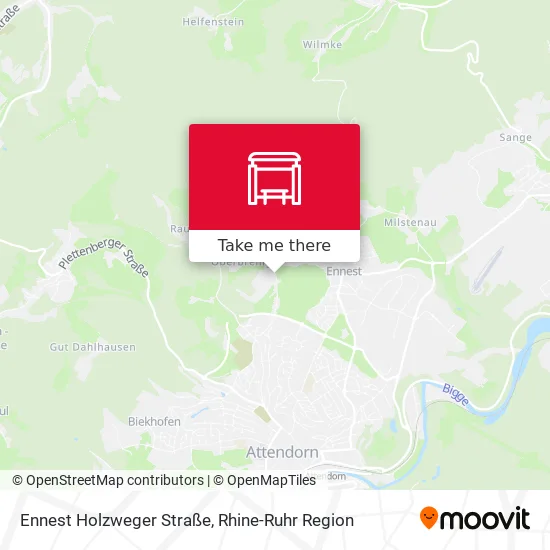 Карта Ennest Holzweger Straße