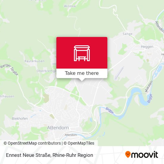 Карта Ennest Neue Straße