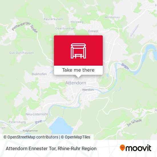 Attendorn Ennester Tor map