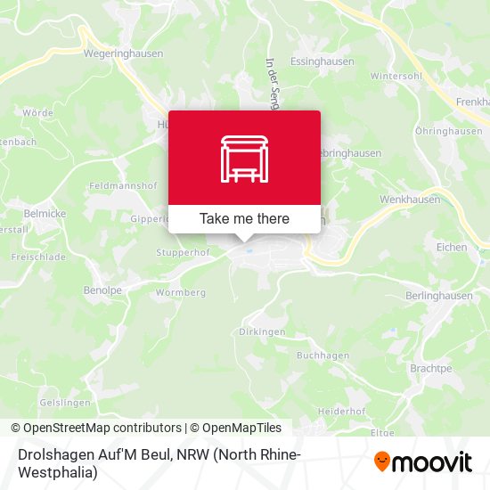 Drolshagen Auf'M Beul map