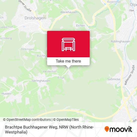 Brachtpe Buchhagener Weg map
