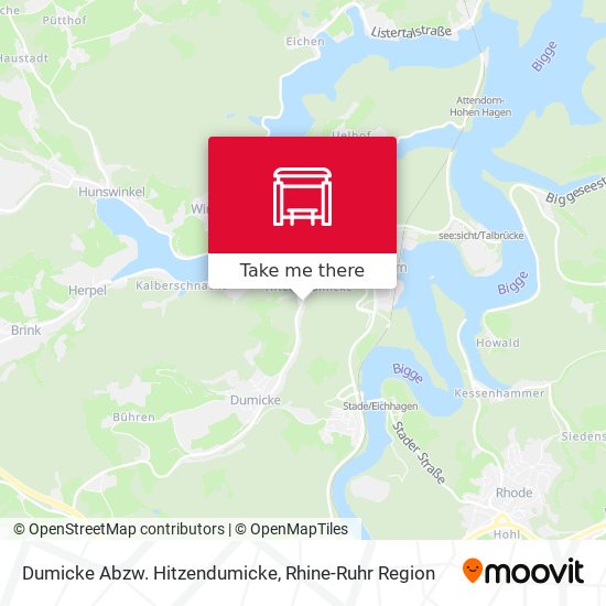Dumicke Abzw. Hitzendumicke map