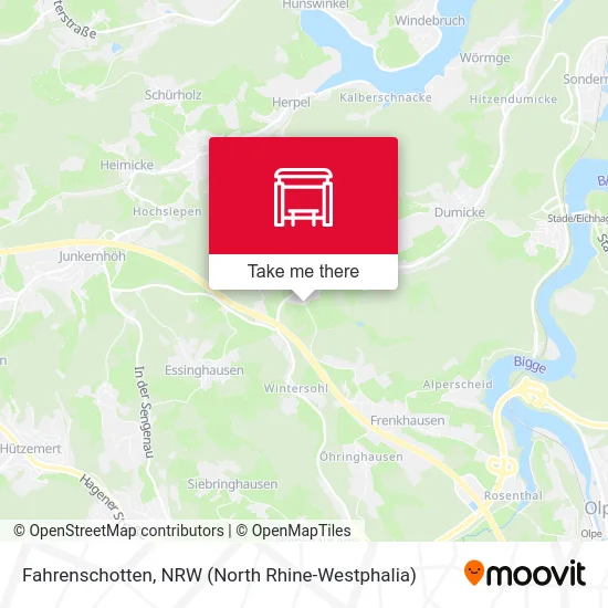Карта Fahrenschotten