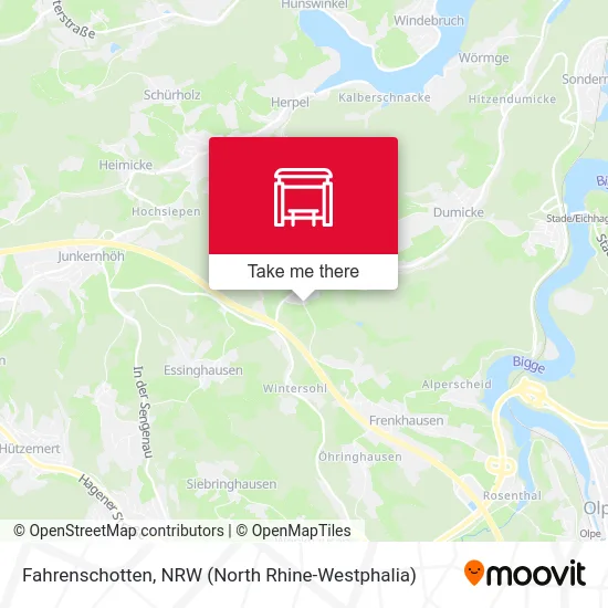 Карта Fahrenschotten