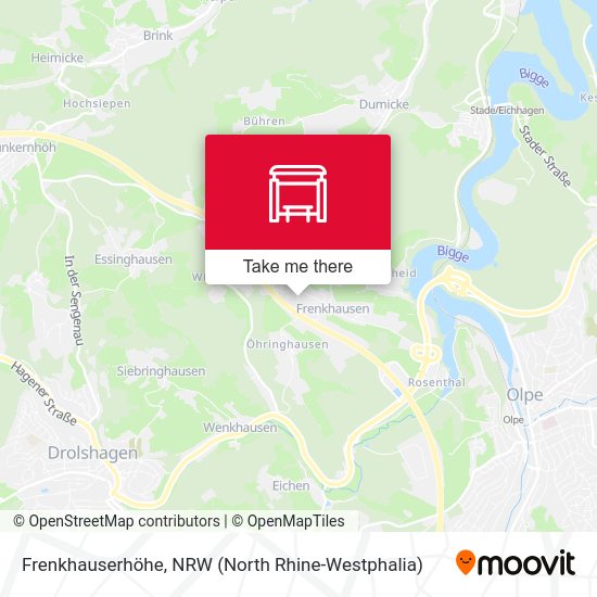 Frenkhauserhöhe map