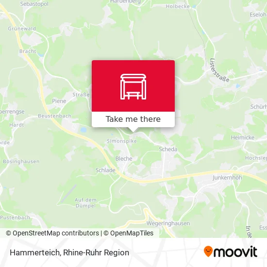 Карта Hammerteich
