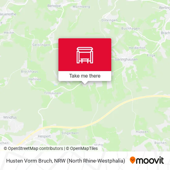Карта Husten Vorm Bruch