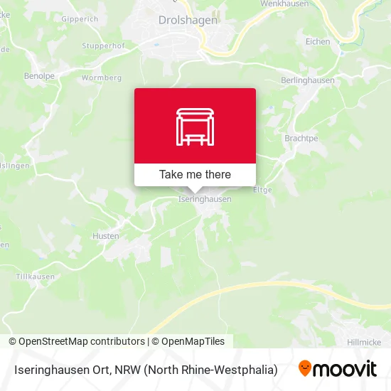 Карта Iseringhausen Ort