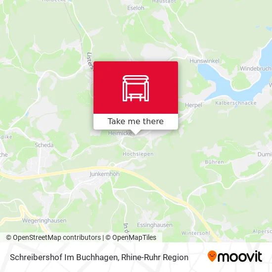 Карта Schreibershof Im Buchhagen