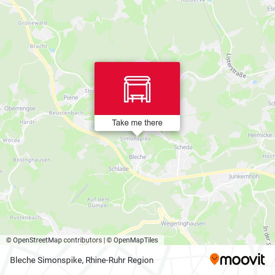 Карта Bleche Simonspike