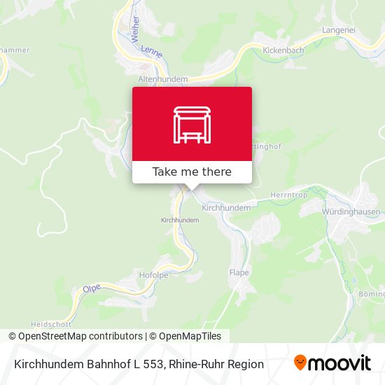 Kirchhundem Bahnhof L 553 map