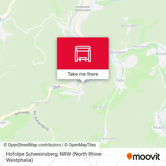 Hofolpe Schweinsberg map