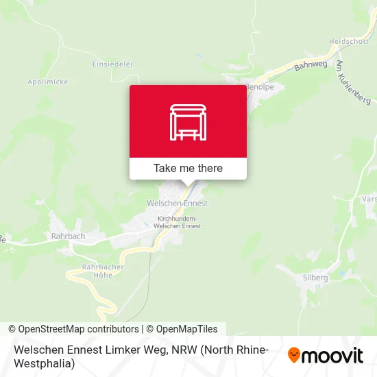 Welschen Ennest Limker Weg map