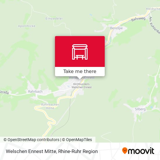 Welschen Ennest Mitte map