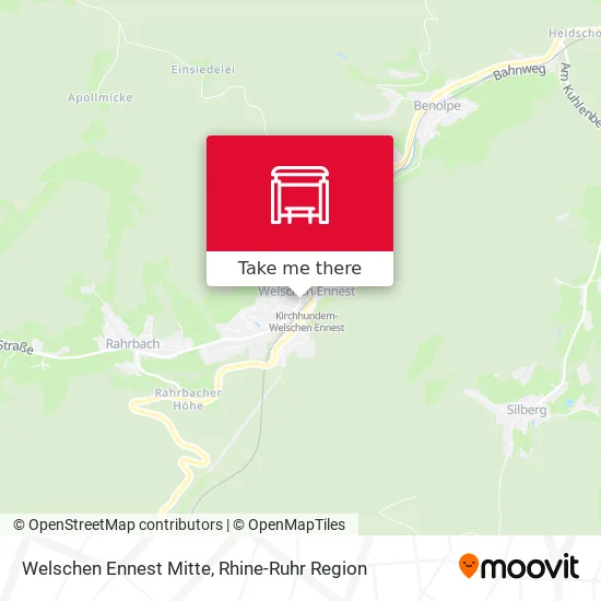 Карта Welschen Ennest Mitte
