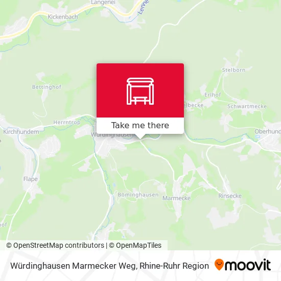 Карта Würdinghausen Marmecker Weg