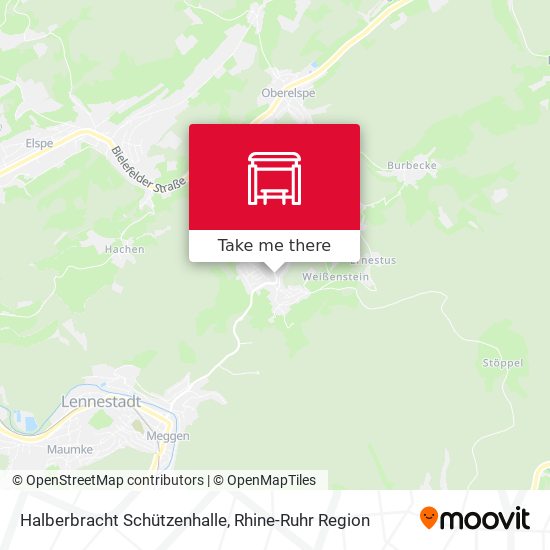 Halberbracht Schützenhalle map