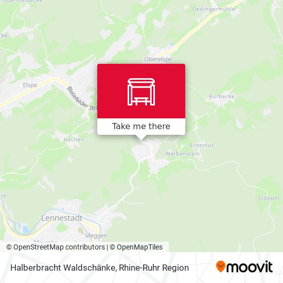 Halberbracht Waldschänke map